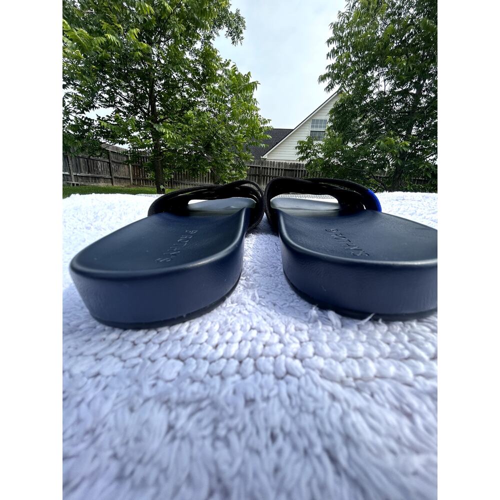 Rothy's Navy Blue Slide Sandals